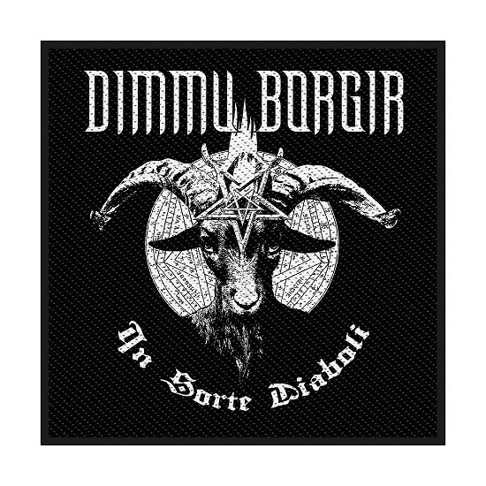Dimmu Borgir Standard Woven Patch: In Sorte Diaboli (Retail Pack) - Dimmu Borgir - Fanituote - PHD - 5055339789664 - maanantai 19. elokuuta 2019