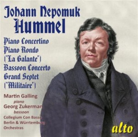 Cover for Martin Galling (Pno) Georg Zukerman (Bassoon) Collegium Con Basso · Johann Nepomuk Hummel Collection (CD) (2022)