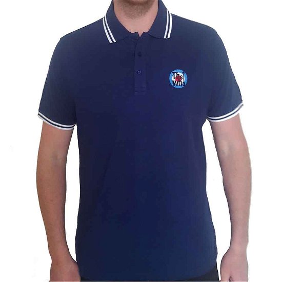 Cover for The Who · The Who Unisex Polo Shirt: Target Logo (Kläder) [size XL] [Blue - Unisex edition]