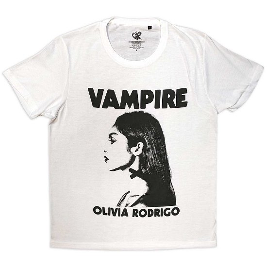 Olivia Rodrigo Unisex T-Shirt: Vampire - Olivia Rodrigo - Koopwaar -  - 5056737221664 - 