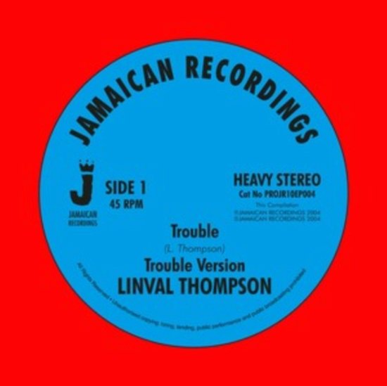 Trouble & Version / Di Wicke - Linval Thompson - Musikk - JAMAICAN RECORDINGS - 5060135763664 - 17. november 2023