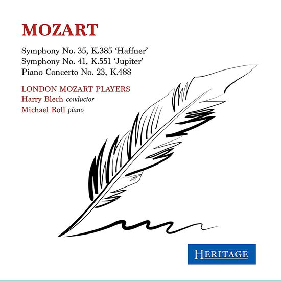 Cover for London Mozart Players / Blech · Symphonies 35 / Piano Concerto 23 (CD) (2018)