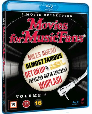 Miles Ahead / Almost Famous / Get On Up / Straight Outta Compton / Whiplash - Movies for Music Fans Volume 2 - Elokuva - JV-SPHE - 7330031001664 - torstai 1. kesäkuuta 2017