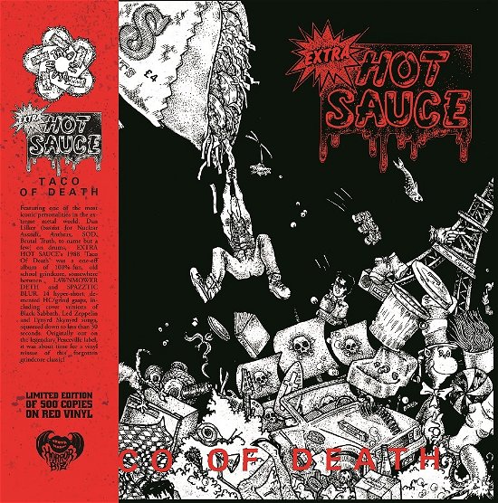 Cover for Extra Hot Sauce · Taco Of Death (Red Vinyl) (LP) (2023)