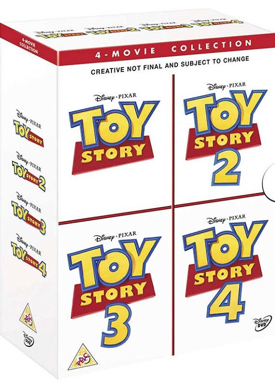 Cover for Toy Story: 4-movie Collection · Toy Story 1 to 4 (DVD) (2019)