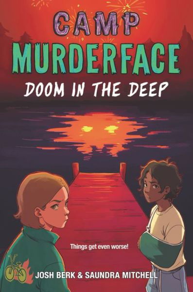 Cover for Saundra Mitchell · Camp Murderface #2: Doom in the Deep (Gebundenes Buch) (2021)