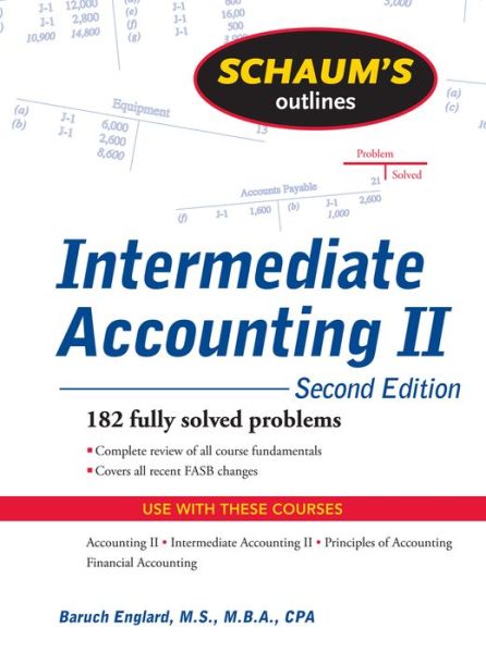 Cover for Baruch Englard · Schaum's Outline of Intermediate Accounting II, 2ed (Paperback Book) (2009)