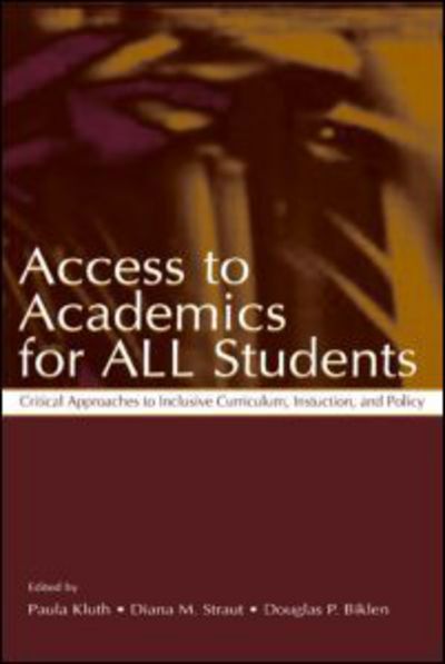 Cover for Raymond a Anderson · Access To Academics for All Students: Critical Approaches To Inclusive Curriculum, Instruction, and Policy (Paperback Book) (2003)