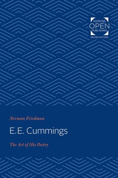 Cover for Norman Friedman · E. E. Cummings: The Art of His Poetry (Pocketbok) (2020)