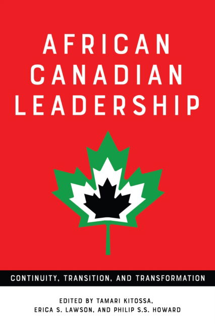 Cover for Kitossa · African Canadian Leadership: Continuity, Transition, and Transformation (Paperback Book) (2019)
