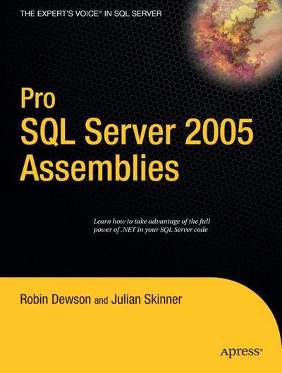 Cover for Robin Dewson · Pro Sql Server 2005 Assemblies (Paperback Book) (2006)