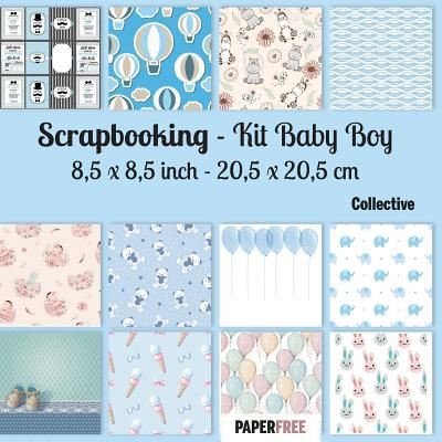 Cover for Collective · Scrapbooking Kit Baby Boy 8,5 X 8,5 Inch - 20,5 X 20,5 CM (Paperback Book) (2018)