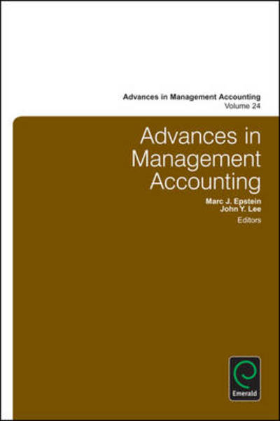 Cover for Marc J. Epstein · Advances in Management Accounting - Advances in Management Accounting (Hardcover Book) (2014)