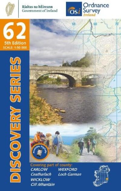 Cover for OS Discovery 62 · Carlow Wexford - OS Discovery Series (Kort) (2021)