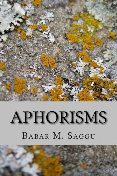 Cover for Babar M Saggu · Aphorisms (Paperback Book) (2018)