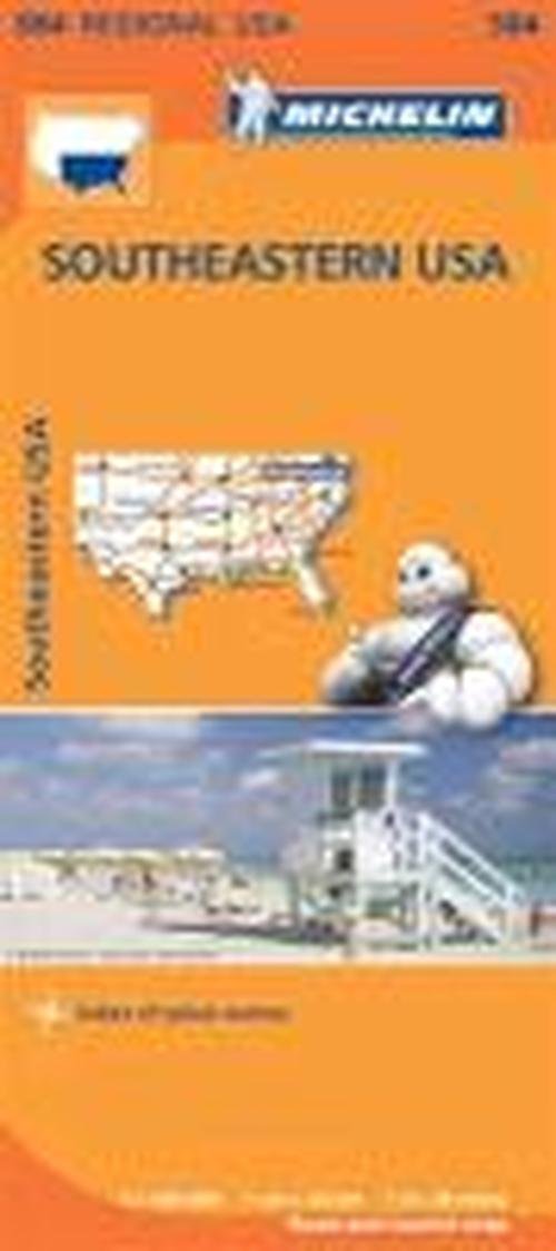 Southeastern USA - Michelin Regional Map 584: Map - Michelin - Libros - Michelin Editions des Voyages - 9782067184664 - 17 de junio de 2013