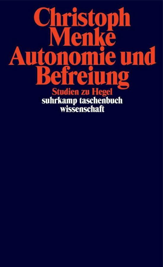 Cover for Menke Christoph · Suhrk.TB Wi.2266 Menke:Autonomie u.Befr (Book)