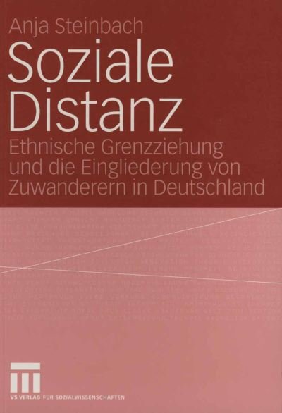 Cover for Anja Steinbach · Soziale Distanz (Paperback Book) [2004 edition] (2004)