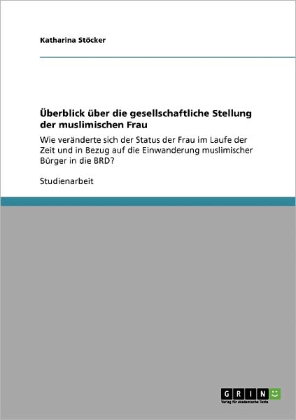 Cover for Stöcker · Überblick über die gesellschaft (Book) [German edition] (2008)