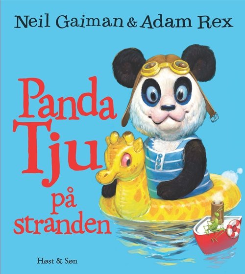 Cover for Neil Gaiman · Panda Tju-bøgerne: Panda Tju på stranden (Inbunden Bok) [1:a utgåva] (2019)