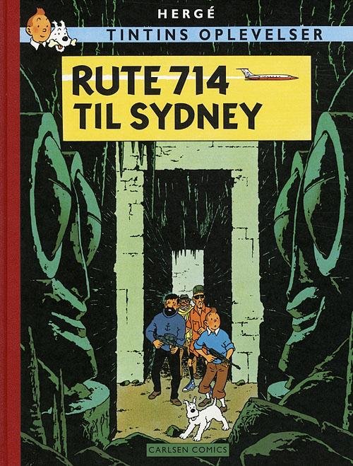Cover for Hergé · Tintins Oplevelser: Tintin: Rute 714 til Sydney - retroudgave (Inbunden Bok) [2:a utgåva] [Indbundet] (2007)