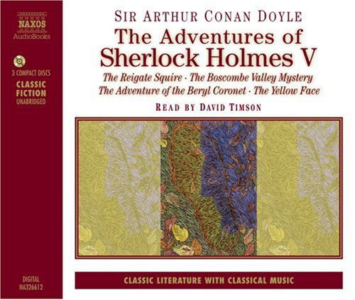 * Adventures Of Sherlock Holmes V - David Timson - Music - Naxos Audiobooks - 9789626342664 - July 1, 2002