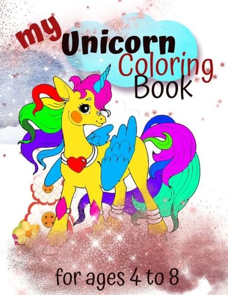 Cover for Abi Coloring Books · My Unicorn Coloring Book (Pocketbok) (2020)