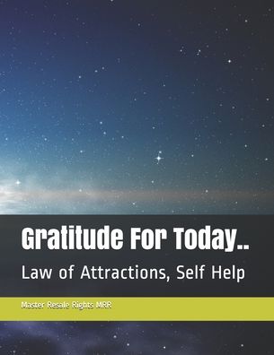 Cover for Master Resale Rights Mrr · Gratitude For Today.. (Paperback Book) (2020)