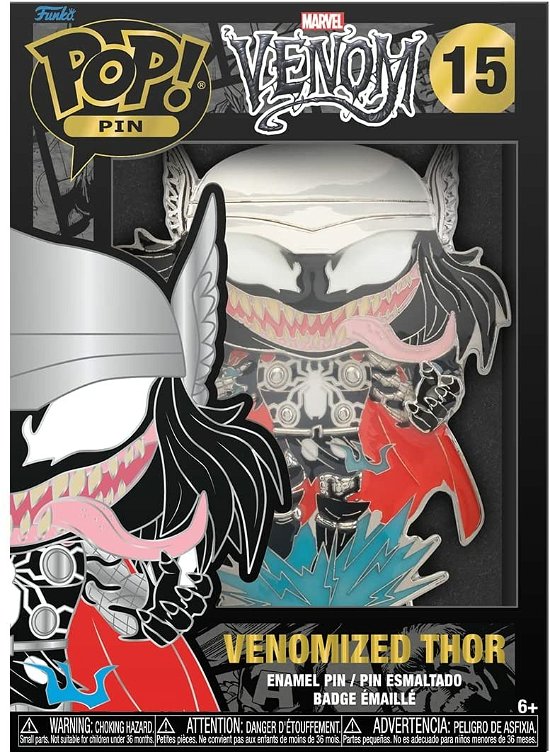 Funko Pin - Venom Thor - Funko Pop! Pin: - Produtos - FUNKO UK LTD - 0671803400665 - 1 de fevereiro de 2022