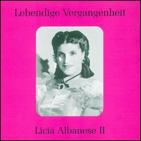 * Licia Albanese Singt Opern - Licia Albanese - Musikk - Preiser - 0717281896665 - 18. september 2006