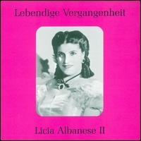 Cover for Mozart / Bizet / Verdi / Albanese · Legendary Voices: Licia Albanese 2 (CD) (2007)
