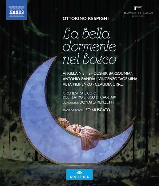 Cover for Orc E Coro Cagliari / Renzetti · Ottorino Respighi: La bella dormente nel bosco (The Sleeping Beauty) (Blu-ray) (2020)