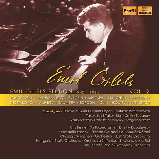 Edition Vol.2: Tchaikovsky / Rachmaninov - Emil Gilels - Muziek - PROFIL - 0881488170665 - 6 november 2020