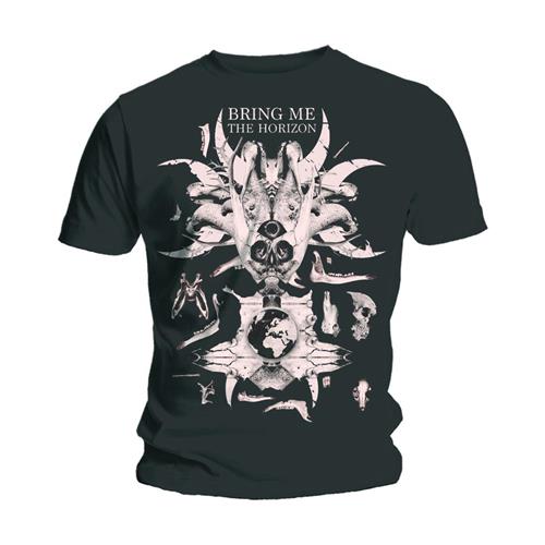 Bring Me The Horizon Unisex T-Shirt: Skull & Bones - Bring Me The Horizon - Merchandise - Bravado - 5023209701665 - 7. januar 2015