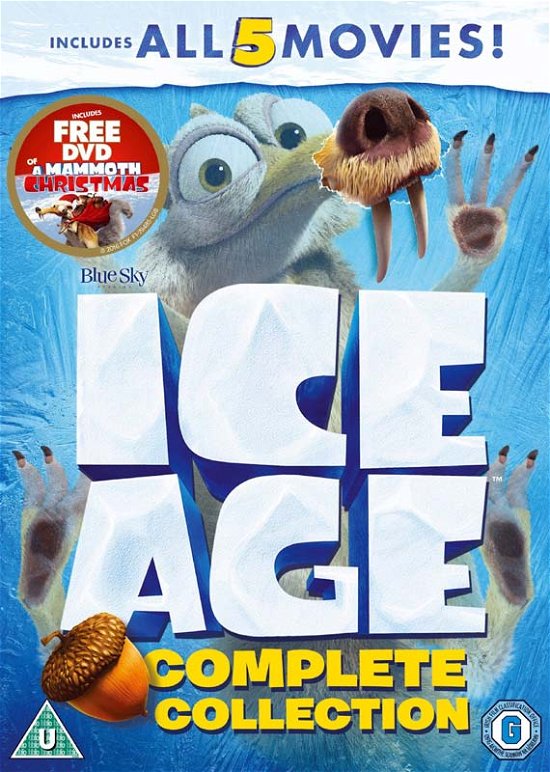 Ice Age - Complete Collection (5 Films) - Ice Age 15 Mammoth Xmas - Movies - 20th Century Fox - 5039036078665 - December 5, 2016