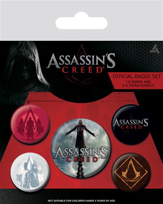 Assassins Creed Movie Badge Set - Assassins Creed - Merchandise - PYRAMID INT - 5050293805665 - 
