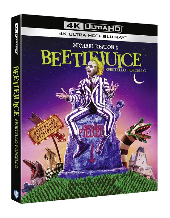 Cover for Beetlejuice (4k Ultra Hd+blu-r · Beetlejuice (Blu-Ray 4K Ultra Hd+Blu-Ray) (Blu-ray) (2022)