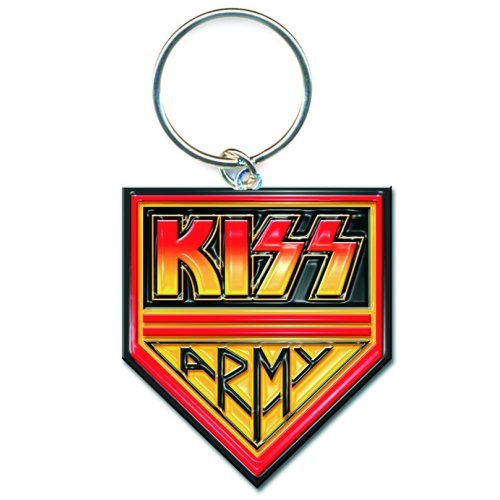 KISS Keychain: Army Pennant (Enamel In-fill) - Kiss - Merchandise -  - 5055295301665 - 