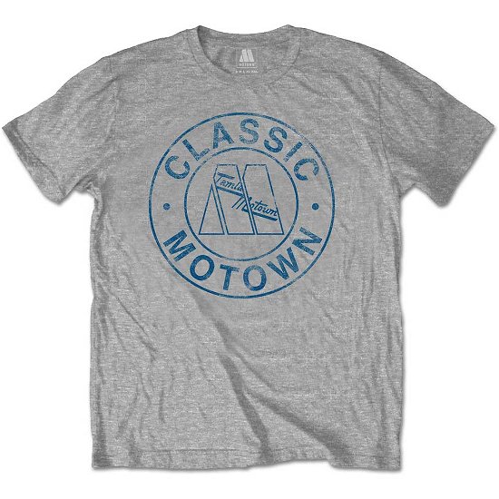 Cover for Motown Records · Motown Records Unisex T-Shirt: Classic Circle (T-shirt) [size S] [Grey - Unisex edition] (2020)