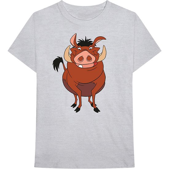 Cover for Disney · Disney Unisex T-Shirt: Lion King - Pumbaa Pose (T-shirt) [size M] [Grey - Unisex edition]