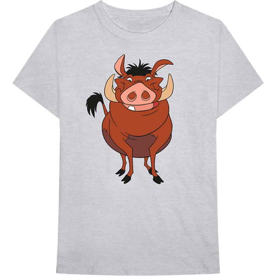 Cover for Lion King - The · The Lion King Unisex T-Shirt: Pumbaa Pose (T-shirt) [size M] [Grey - Unisex edition]