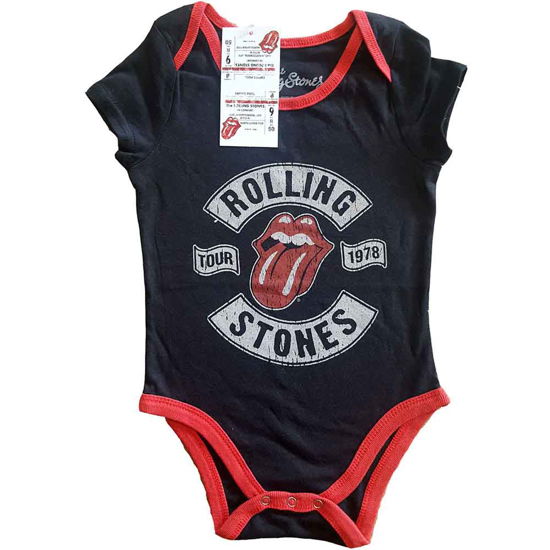 Cover for The Rolling Stones · The Rolling Stones Kids Baby Grow: US Tour 1978 (6-9 Months) (CLOTHES) [size 6-12mths] [Black - Kids edition]