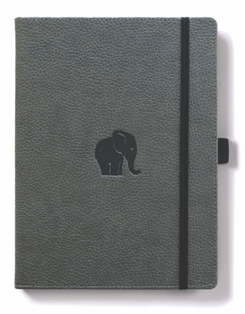 Cover for Dingbats A4+ Wildlife Grey Elephant Notebook - Lined (Stationery) (2018)