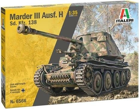 Italeri - 1/35 Sd.kfz 138 Marder Iii Ausf. H (6/22) * - Italeri - Merchandise - Italeri - 8001283065665 - 