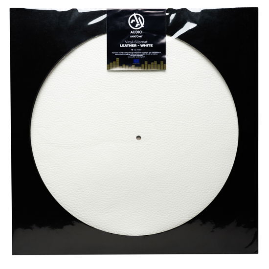 White - Diameter: 295 Mm - Thickness: 1,5 Mm - Audio Anatomy - Audio Anatomy: Slipmat Leather - Koopwaar - AUDIO ANATOMY - 9003829972665 - 22 augustus 2014