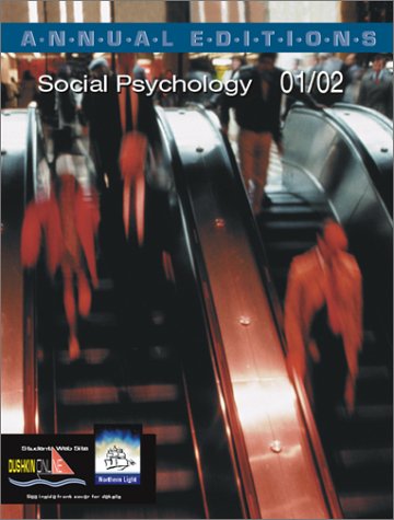 Cover for Mark Davis · Annual Editions: Social Psychology 01/02 (Pocketbok) (2000)