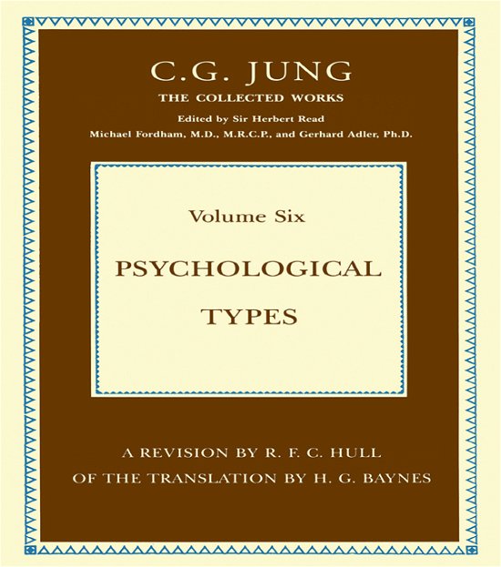 Cover for C. G. Jung · Psychological Types - Collected Works of C. G. Jung (Inbunden Bok) (2022)