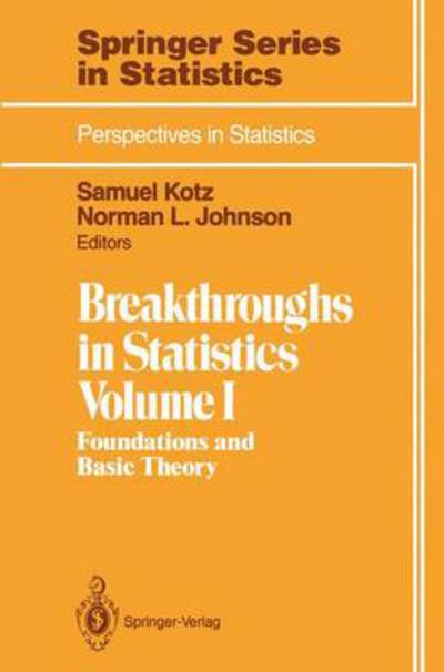 Breakthroughs in Statistics - - Livros - Springer-Verlag - 9780387975665 - 20 de dezembro de 1991