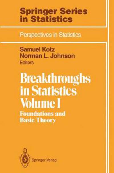 Cover for Breakthroughs in Statistics (Book) (1991)