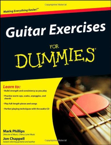 Guitar Exercises For Dummies - Mark Phillips - Libros - John Wiley & Sons Inc - 9780470387665 - 12 de diciembre de 2008